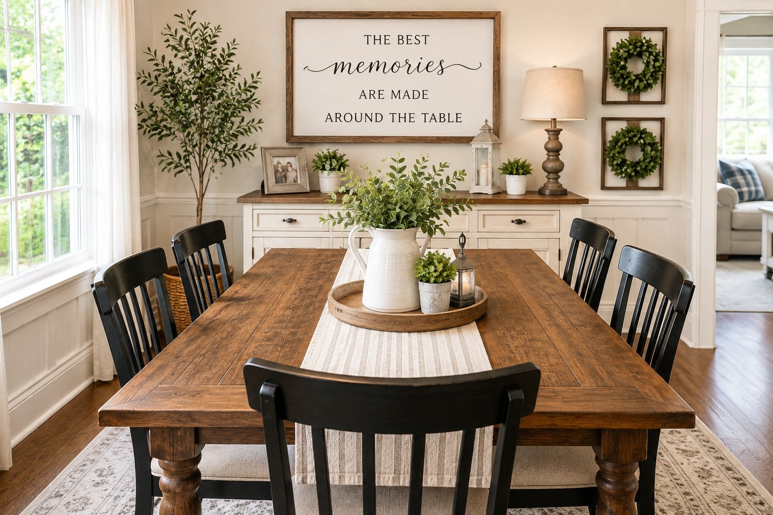 The table that was too big
